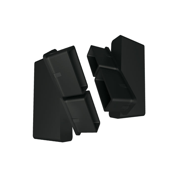 65mm Slat Louvre Bracket Pair - Fixed Angle