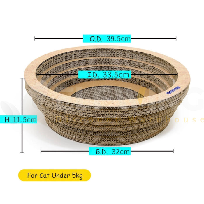 Bowl Cat Scratcher Post