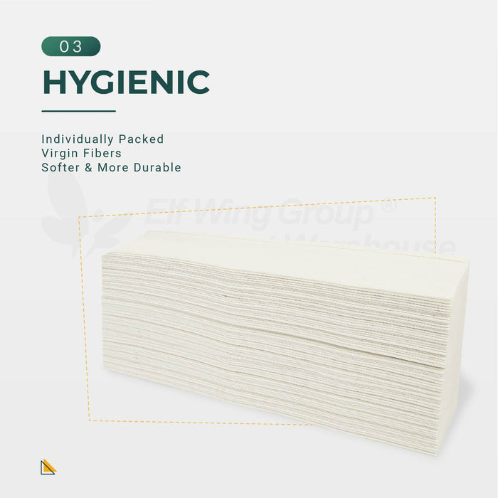 A&C AC-2299 Ultraslim Hand Towel 1ply 230mm x 240mm 2400 sheets