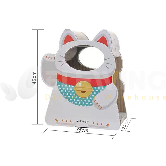 Lucky Cat Cat Scratcher Post