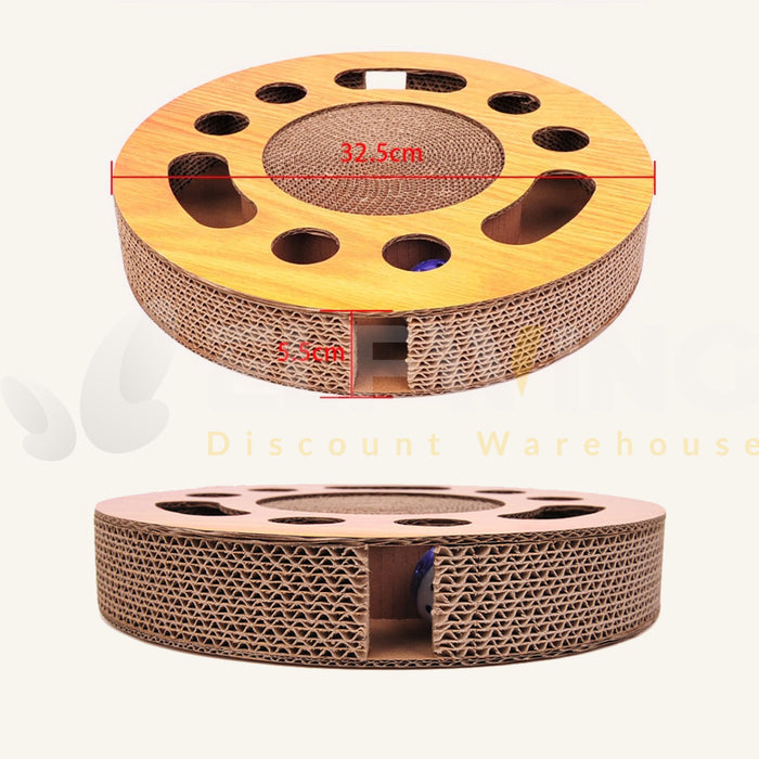 Round Cat Scratcher Post