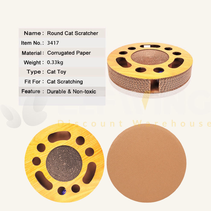 Round Cat Scratcher Post