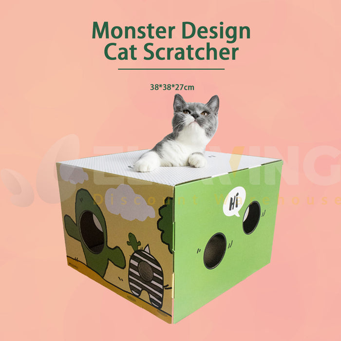 Monster Cat Scratcher Post