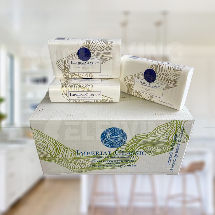 C&S CS-IC24150 Ultraslim Hand Towel TAD 230mm x 240mm 2400 Sheets