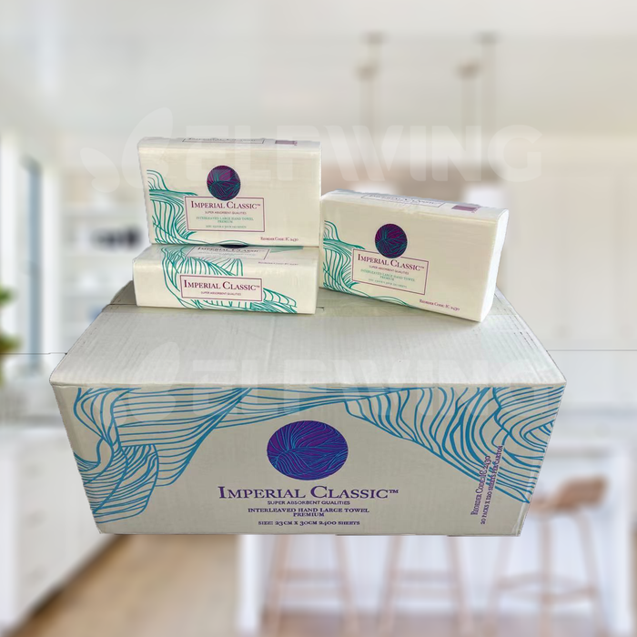 C&S CS-IC2430 Ultraslim Hand Towel TAD 230mm x 300mm 2400 Sheets