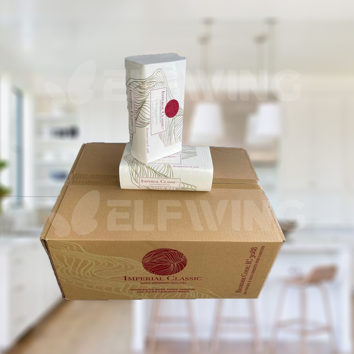 C&S CS-IC3088 Slimline Hand Towel 1ply Z-Fold 230mm x 230mm 4000 Sheets