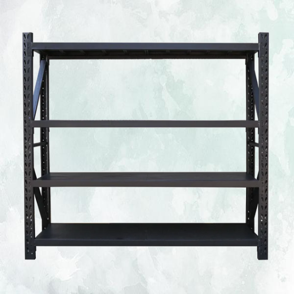 2.0m x 1.8m x 0.6m 1200KG (W x H x D) Commerce Shelving – Available in Mettle Black, Grey, Blue & Grey, Blue & Orange, Black & Orange