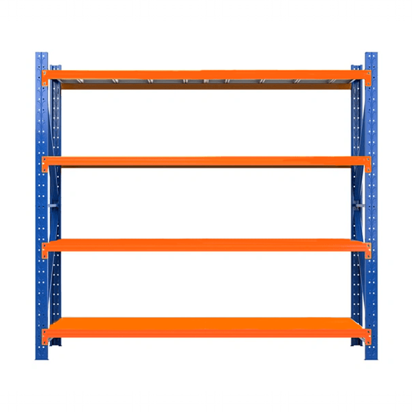 2.0m x 1.8m x 0.6m 1200KG (W x H x D) Commerce Shelving – Available in Mettle Black, Grey, Blue & Grey, Blue & Orange, Black & Orange
