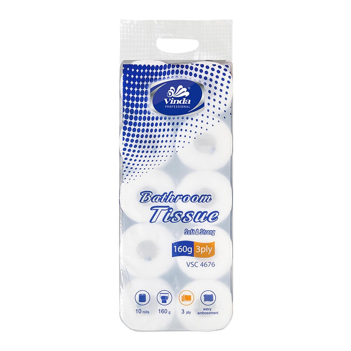 Vinda AFH Soft & Strong 160g 3ply Bathroom Tissue VSC4676 (60 rolls)