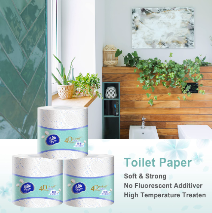 Vinda 4D Deluxe 150g 4ply Bathroom Tissue VC4612 (Baby Soft) (60 rolls)