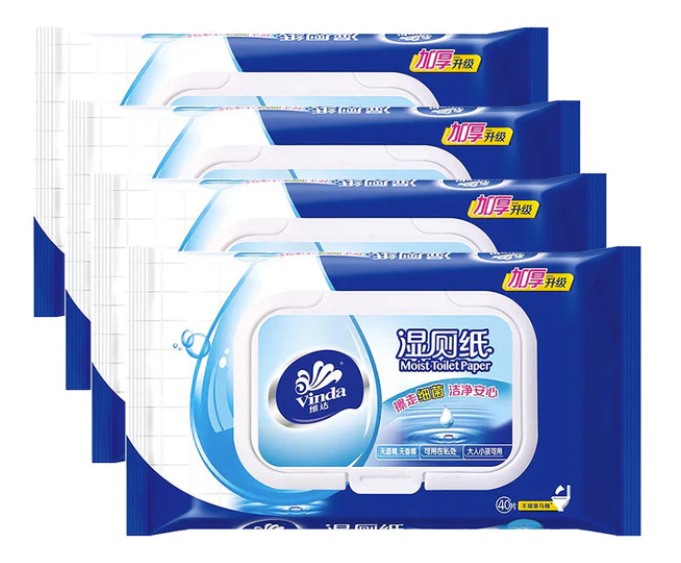Vinda 40sheets Moist Toilet Wipes VCW3425A (Herbal Scent) (24 pack)