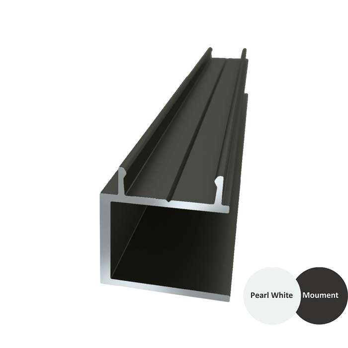 25 x 25mm Concealed Fix U-Channel - 5800mm