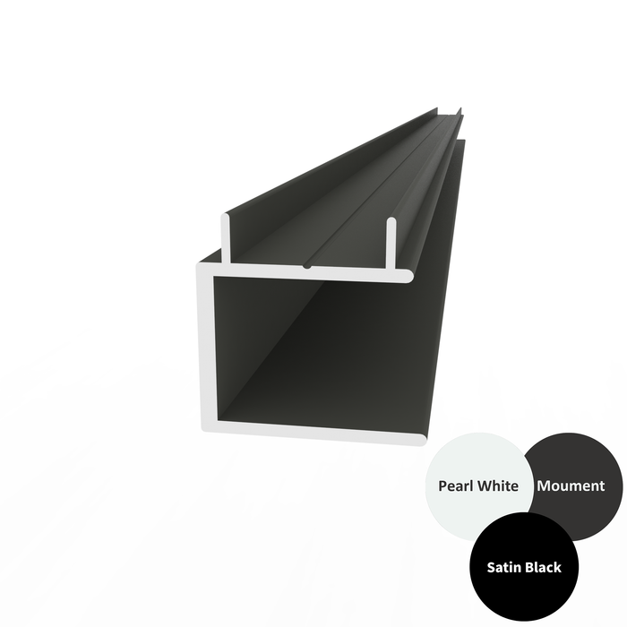 25 x 25mm Concealed Fix U-Channel - 5800mm