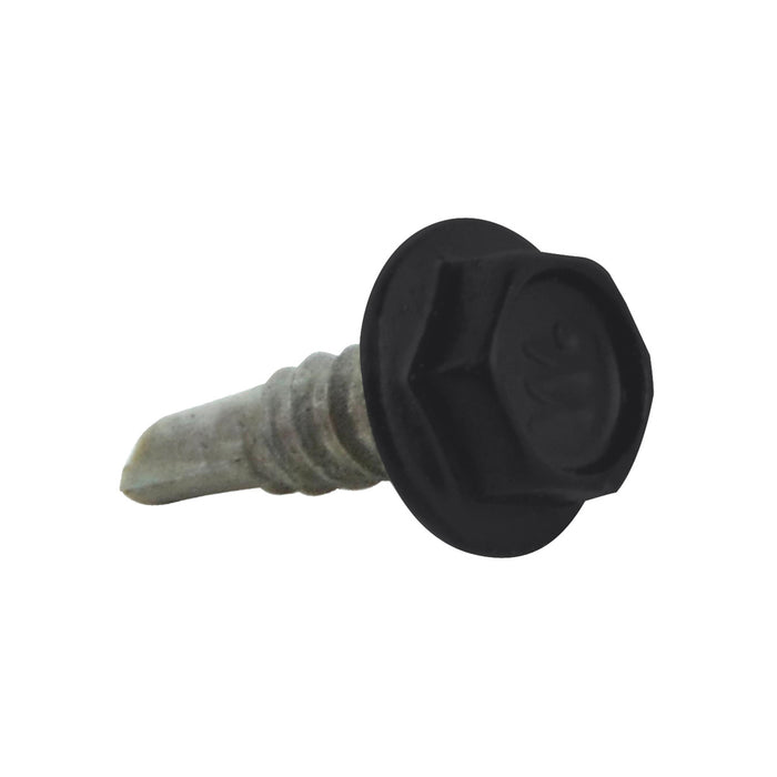 12-14 x 20mm TEK Screw – Black – Pack of 100
