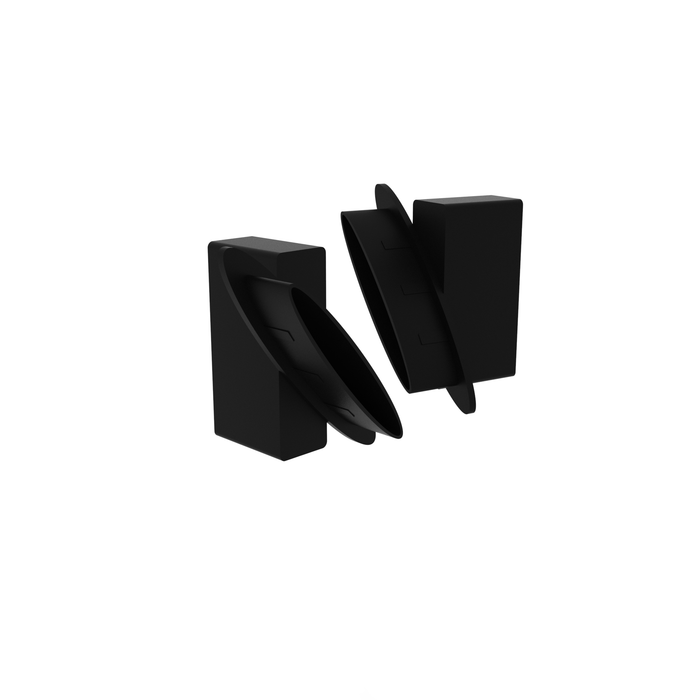 Elliptical Louvre Bracket Pair