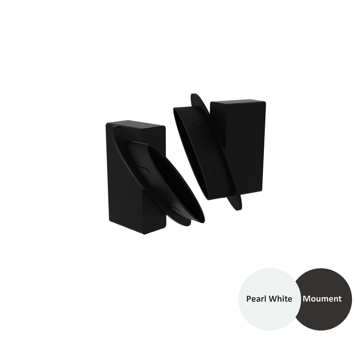Elliptical Louvre Bracket Pair