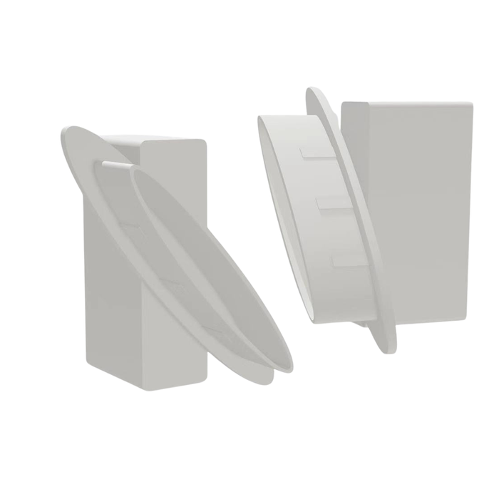 Elliptical Louvre Bracket Pair