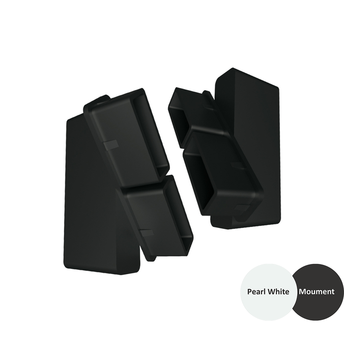 65mm Slat Louvre Bracket Pair - Fixed Angle