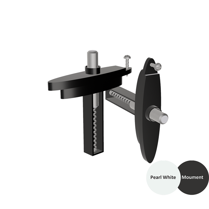 Adjustable Elliptical Louvre Bracket Pair