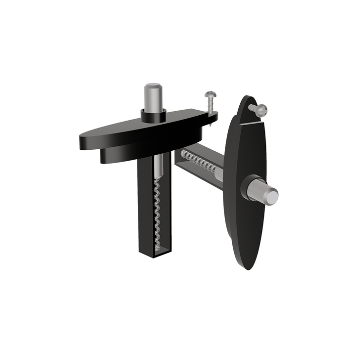 Adjustable Elliptical Louvre Bracket Pair