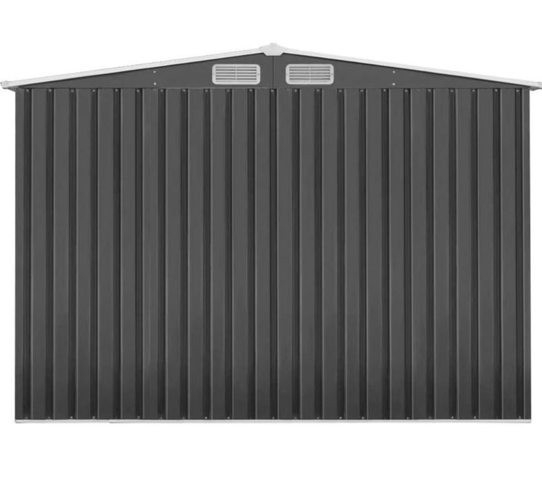 248W x 202H x 302D Monument Gable Roof Garden Shed with Sliding Double Doors – Model 1008