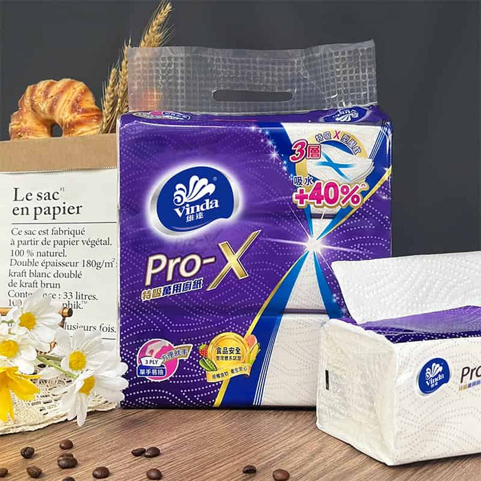 Vinda Pro-X 60sheets 3ply Z-Fold Paper Towel VC9602 (36packs)