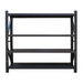 Heavy Duty Garage Shelving 1200KG 2.4x1.8 Black