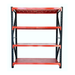 Heavy Duty Garage Shelving 800KG 1.5x1.8 Black and Orange