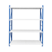 Heavy Duty Garage Shelving 800KG 1.5x1.8 Blue and Grey
