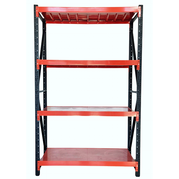 Heavy Duty Garage Shelving 800KG 1.5x2.4 Black and Orange