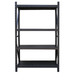 Heavy Duty Garage Shelving 800KG 1.5x2.4 Black