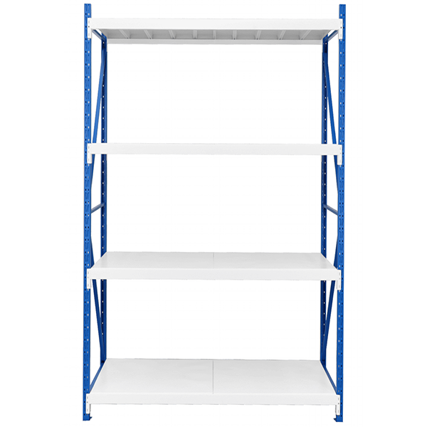 Heavy Duty Garage Shelving 800KG 1.5x2.4 Blue and Grey