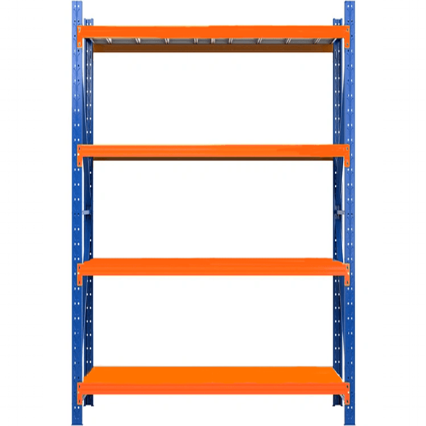 Heavy Duty Garage Shelving 800KG 1.5x2.4 Blue and Orange