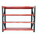 Heavy Duty Garage Shelving 800KG 2.0x1.5 Black and Orange
