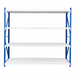 Heavy Duty Garage Shelving 800KG 2.0x1.8 Blue and Grey