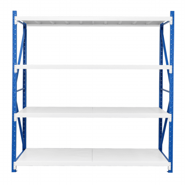 Heavy Duty Garage Shelving 800KG 2.0x2.0 Blue and Grey