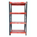 Heavy Duty Garage Shelving 800KG 1.2x2.0 Black and Orange