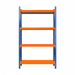 Heavy Duty Garage Shelving 800KG 1.2x2.0 Blue and Orange