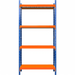 Heavy Duty Garage Shelving 800KG 1.2x2.4 Blue and Orange