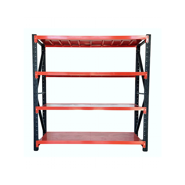 Heavy Duty Garage Shelving 800KG 1.5x1.5 Black and Orange