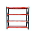 Heavy Duty Garage Shelving 800KG 1.5x1.5 Black and Orange