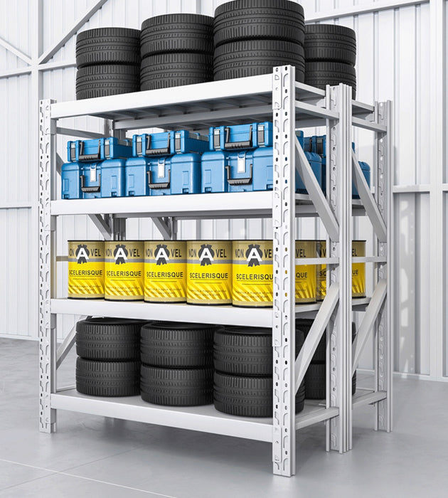 Heavy Duty Garage Shelving Front View
