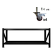 Heavy Duty WorkBench 600KG Black With Wheels