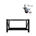 Heavy Duty WorkBench 400KG Black With Wheels