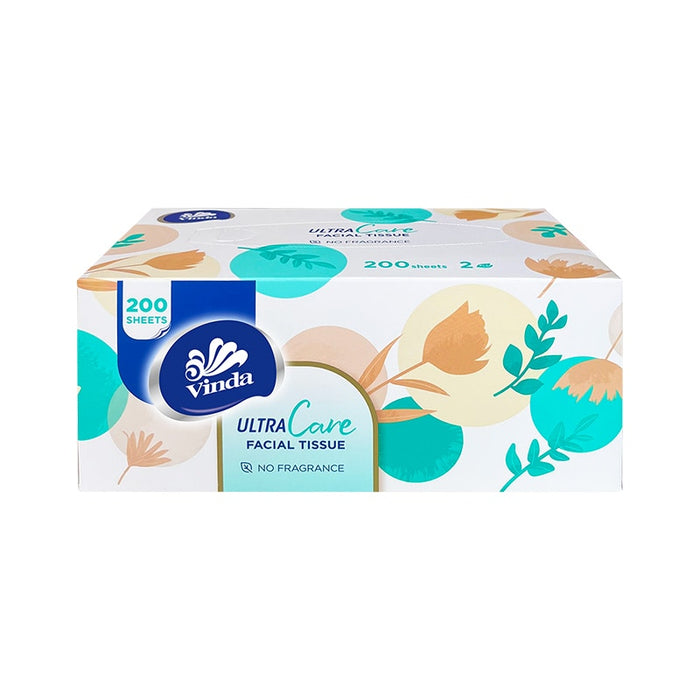Vinda Ultra Care 200sheets 2ply Box Facial Tissue VC2369 (36pack)