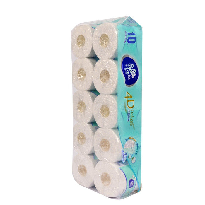 Vinda 4D Deluxe 150g 4ply Bathroom Tissue VC4612 (Baby Soft) (60 rolls)