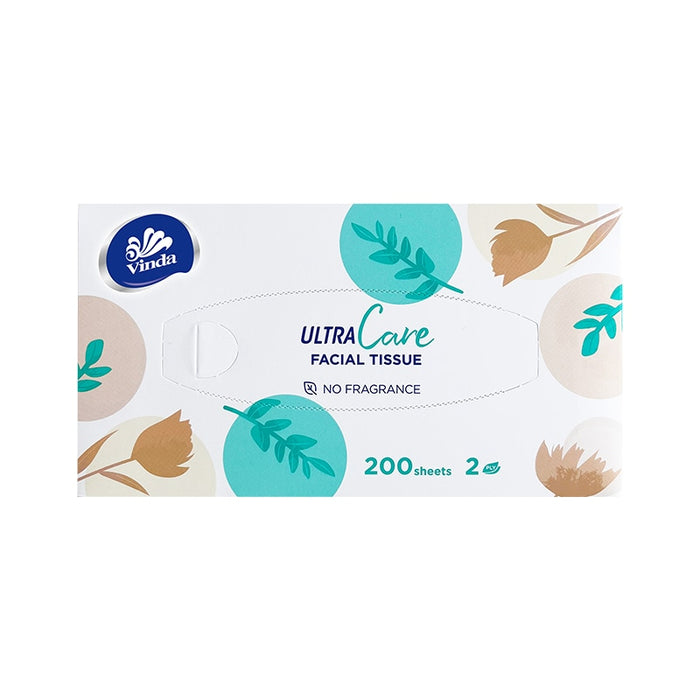 Vinda Ultra Care 200sheets 2ply Box Facial Tissue VC2369 (36pack)