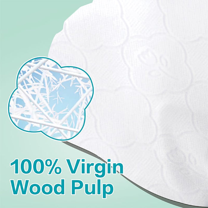 Vinda 4D Deluxe 100sheets 3ply Soft Pack Facial Tissue VC2431 ( (Baby Soft) (40 packs)