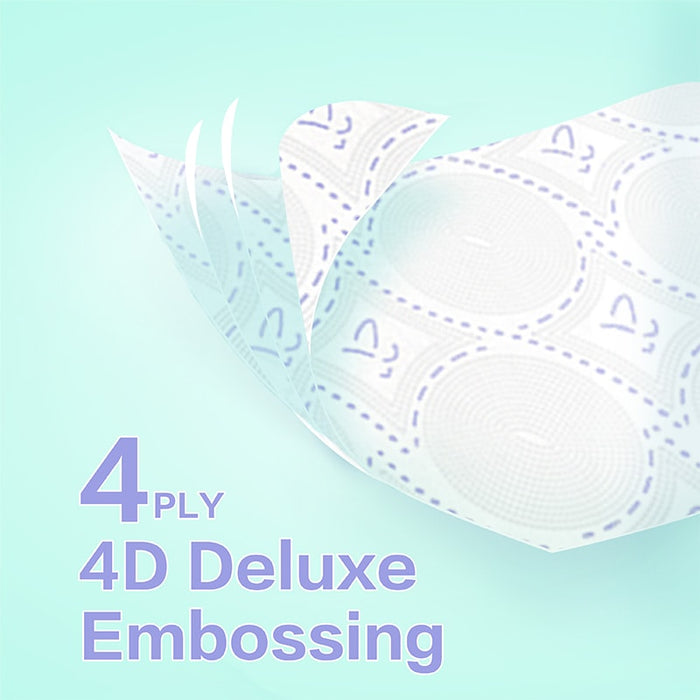 Vinda 4D Deluxe 150g 4ply Bathroom Tissue VC4612 (Baby Soft) (60 rolls)