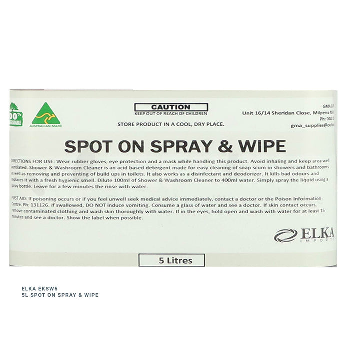 Elka Spot on Spray & Wipe, 5/20L